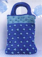Bubbles - Handknit DK cotton, Wool Cotton