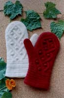 Aran Mittens to Felt-7 left