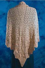 Falling Leaves Shawl-2 left